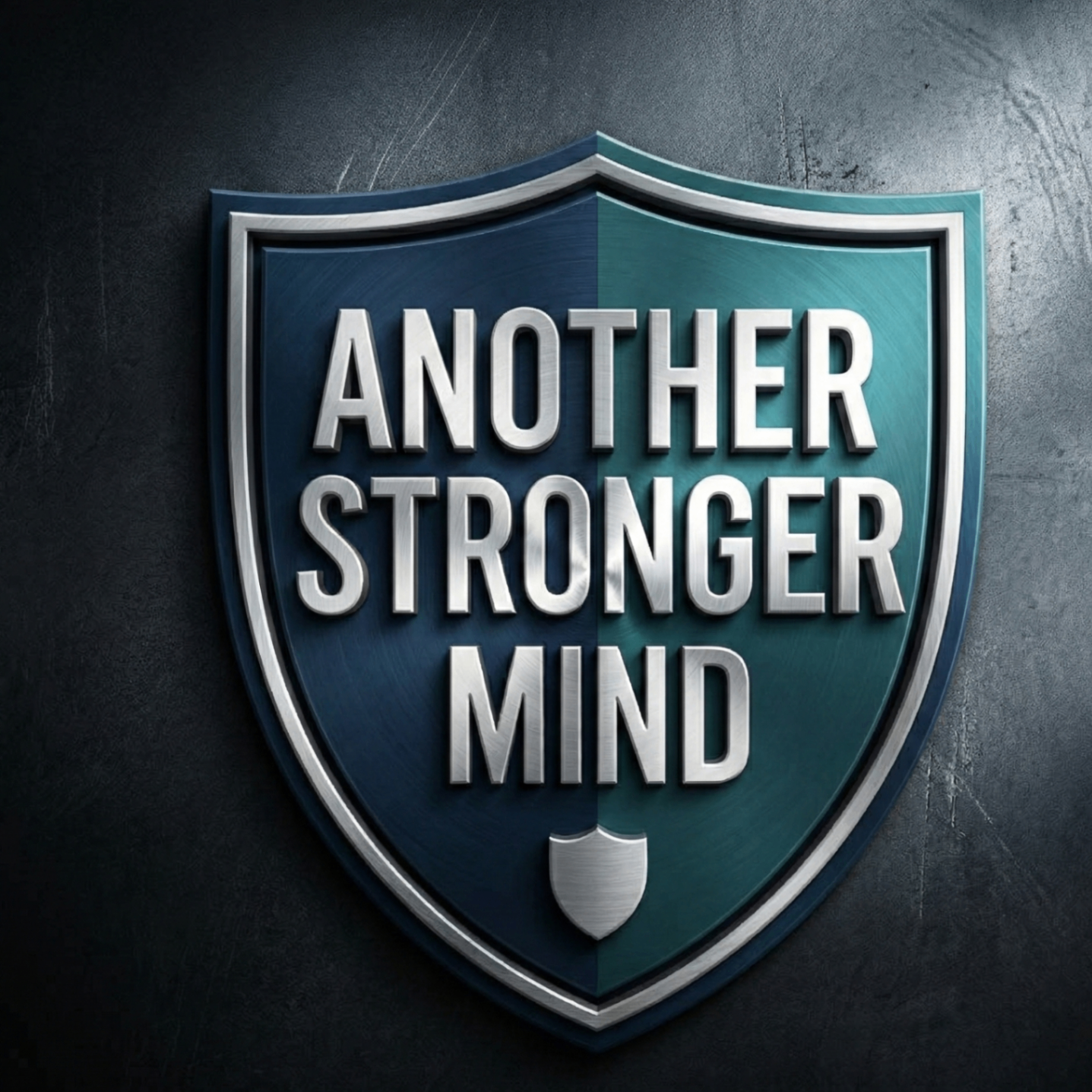 Graphic design project — Another Stronger Mind shield emblem